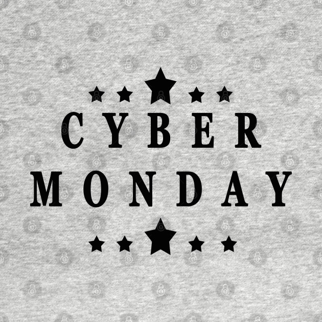 Cyber Monday T-Shirt - Funny Online Shopping Tee by Maan85Haitham